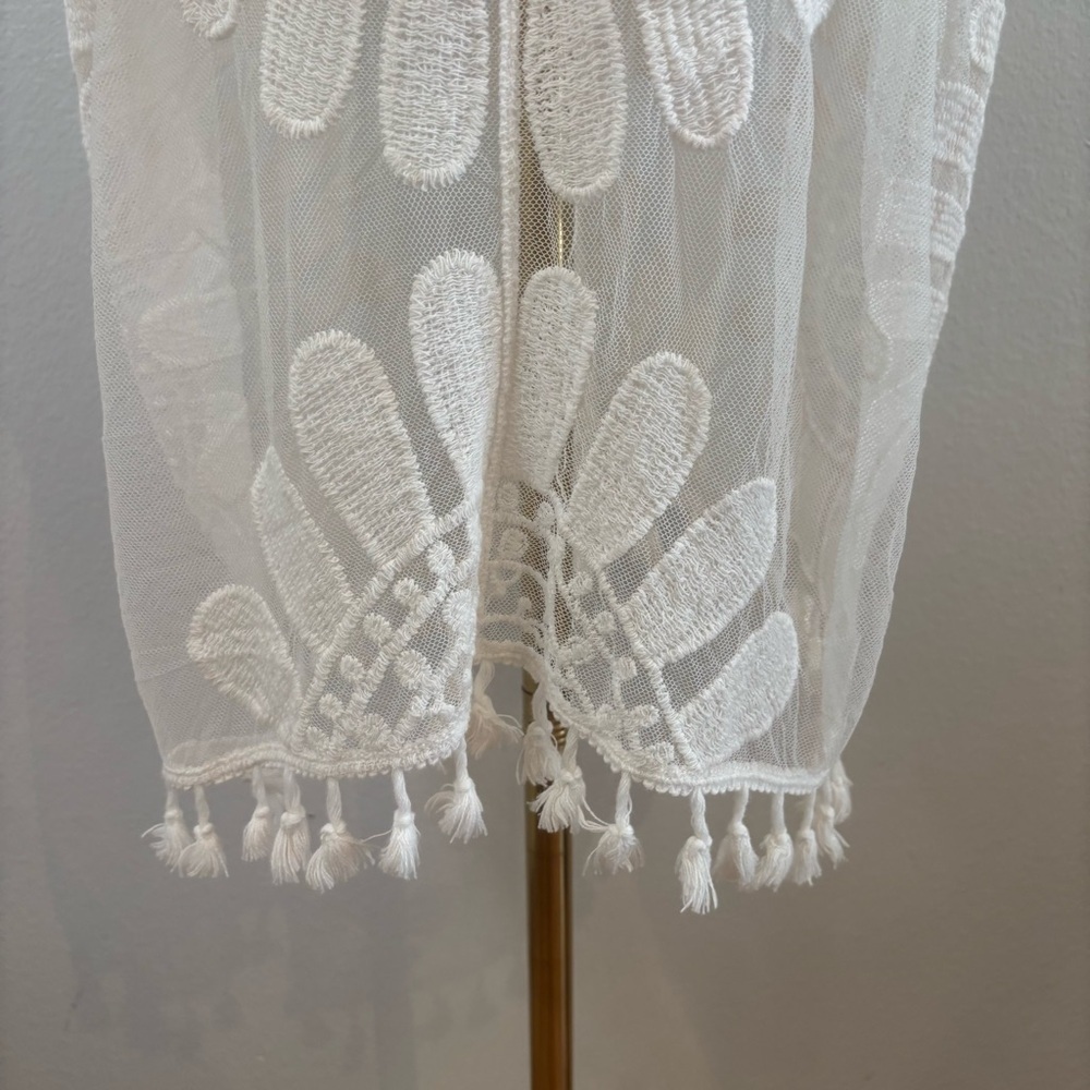 Everleigh Embroidered Sheer Lace inspired Kimono Duster 2X – Feminine Boho - Picture 6 of 15
